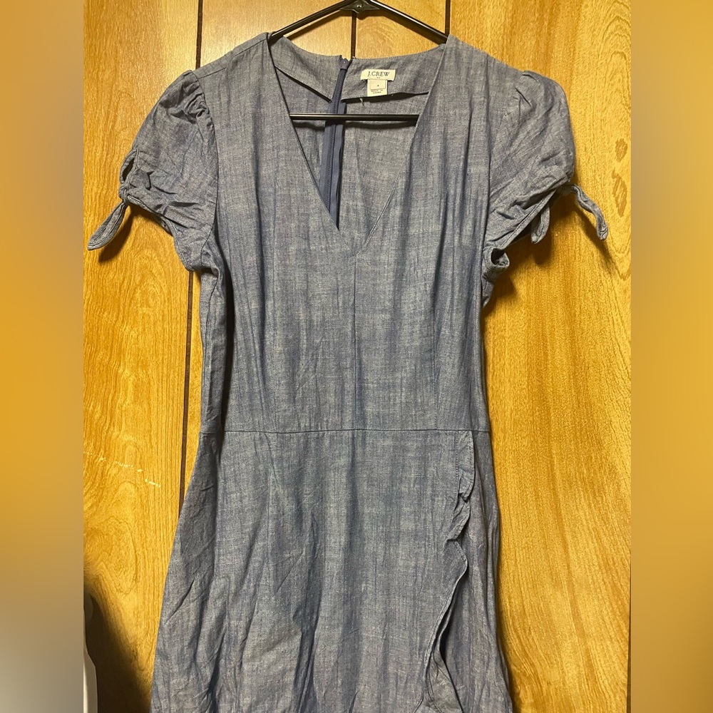 J- Crew Ruffle Dress - Picture 2 of 4